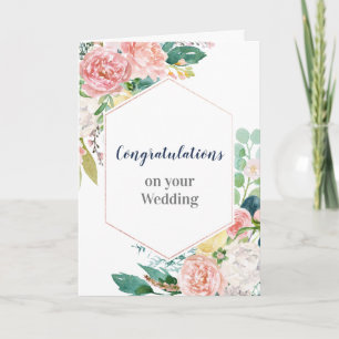 Félicitations pour votre carte Mariage