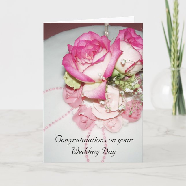 Félicitations pour votre carte Mariage (Devant)
