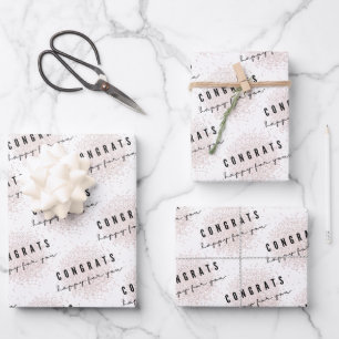 Félicitations Pour Votre Enveloppement De Papier