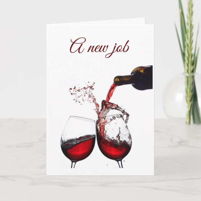**FÉLICITATIONS POUR VOTRE NOUVEAU JOB** CARTE (Devant)