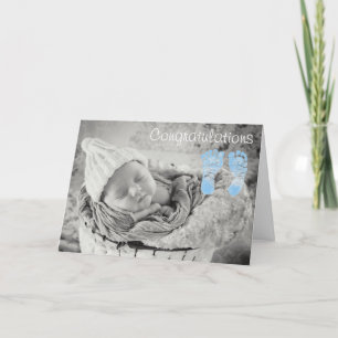Félicitations pour votre nouvelle carte bébé garço