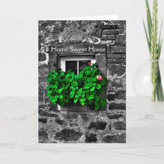 Félicitations sur votre nouvelle carte à la maison