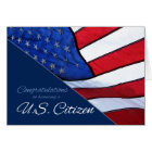 Félicitations US Citoyenneté US Carte Drapeau US