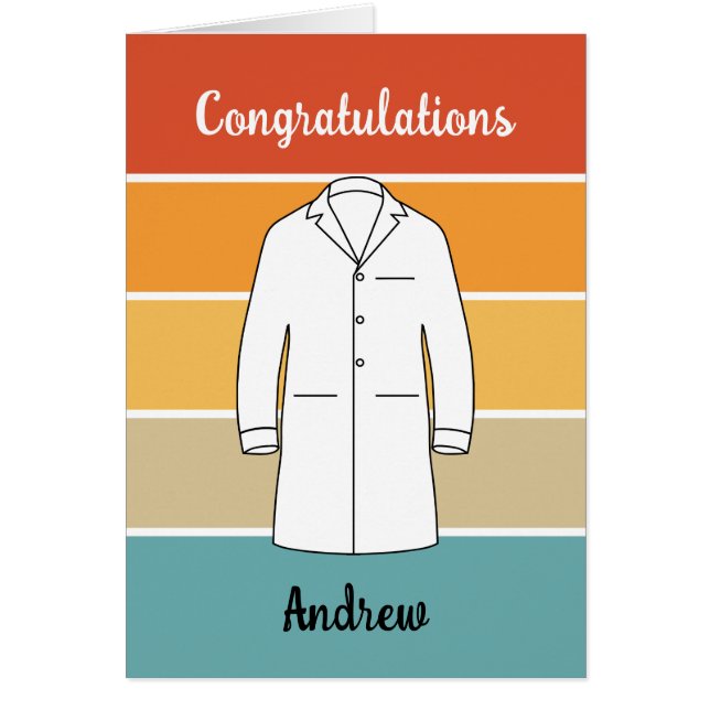 Félicitations White Coat Ceremony Docteur (Devant)
