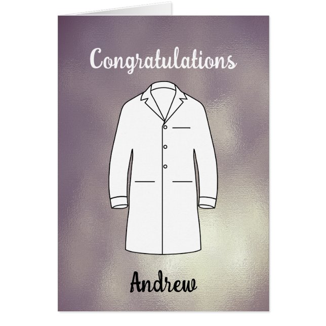 Félicitations White Coat Ceremony Docteur (Devant)