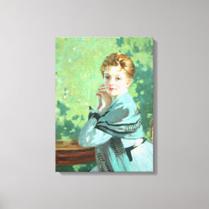 Felicity (by George Henry) Canvas Print