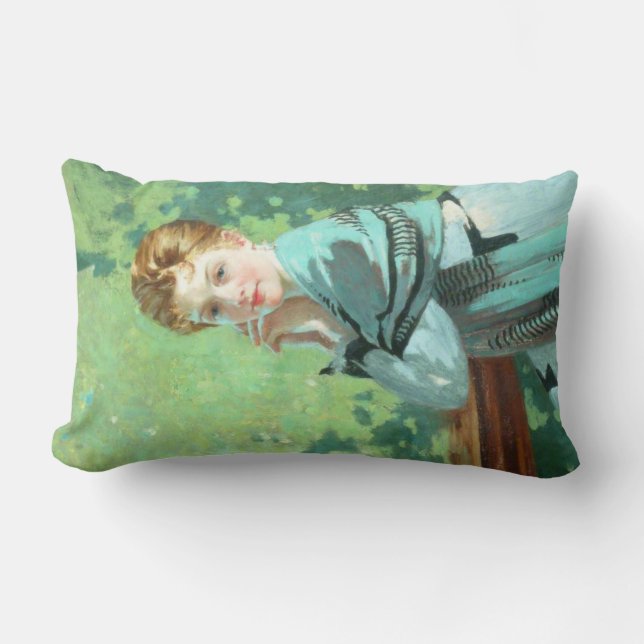 Felicity (by George Henry) Lumbar Pillow (Front)