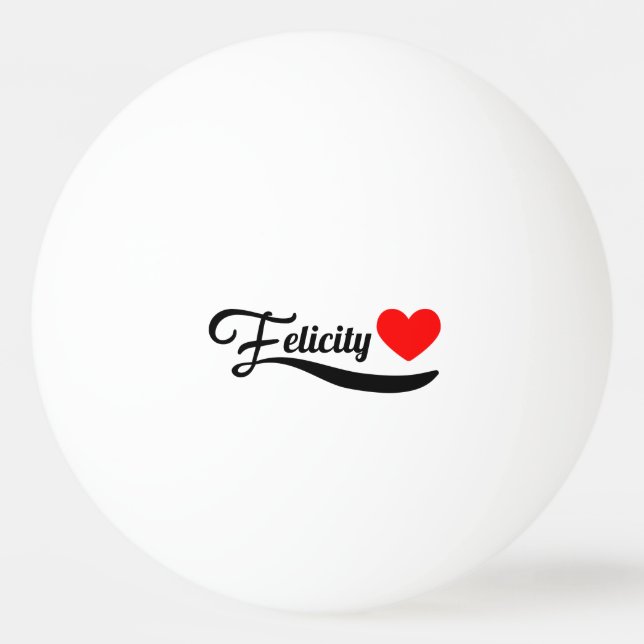 Felicity Ping Pong Ball (Front)