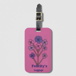 Felicity's luggage tag