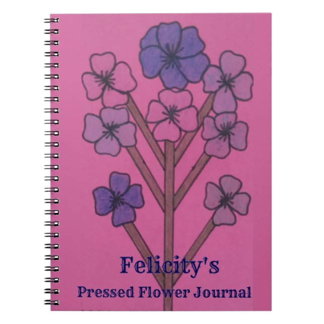 Felicity's Pressed Flower Journal (Devant)