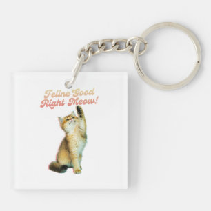 Feline Bon Droite Meow Drôle Cat Citation Cute Kit