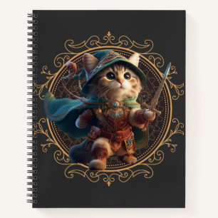 Feline Fantasy Adventure Notebook
