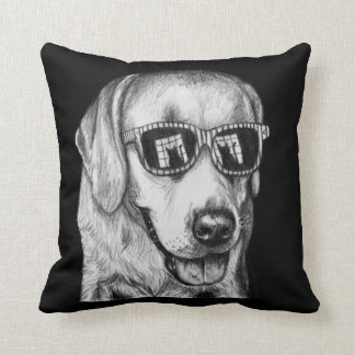 Feline Fascination Dog Art Pillow