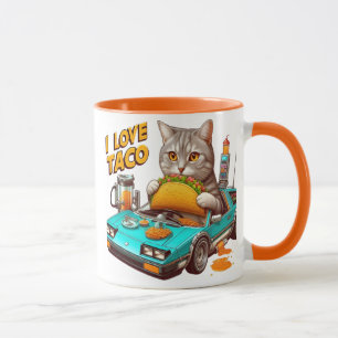 Feline Fiesta I love Taco Mug