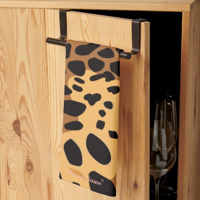 Feline Freckles Kitchen Towel (Thirds Fold)