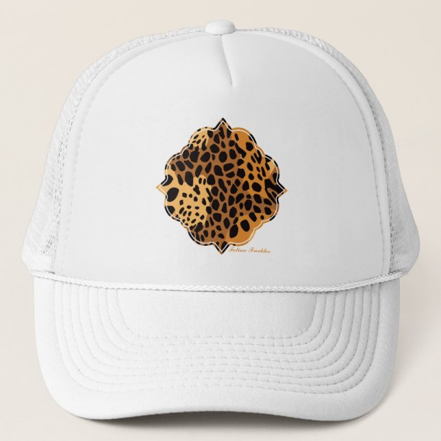 Feline Freckles Trucker Hat (Front)