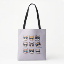 Feline Frenzy-Cat Theme Casual Tote