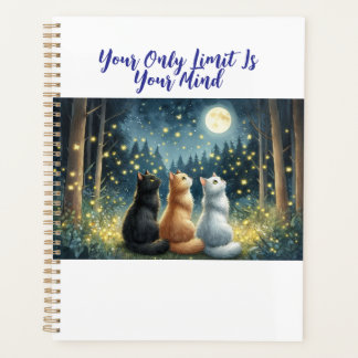 Feline Friends and the Moonlight  Planner