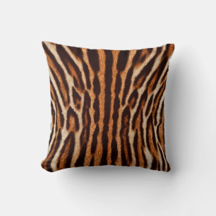 feline fur background throw pillow