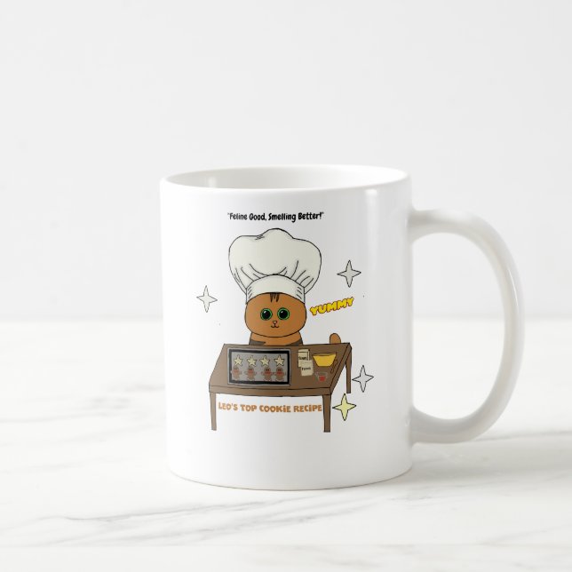 Feline Good, Smelling Better Coffee Mug (Right)