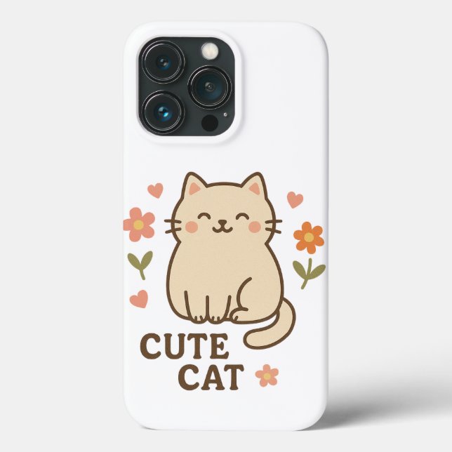 Feline in Bloom Case-Mate iPhone Case (Back)