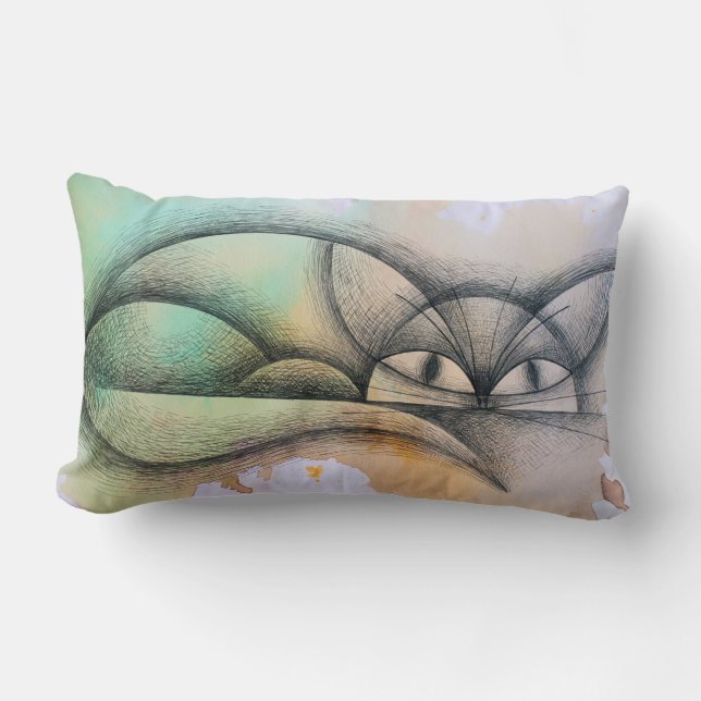 Feline Lumbar Pillow (Front)