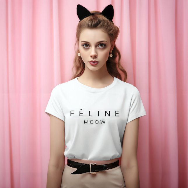 Feline Meow T-Shirt (Creator Uploaded)