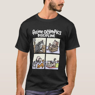 Feline Olympics Discipline Speed Shredding Gymnast T-Shirt
