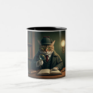 Feline Sleuth: A Mysterious Coffee Mug