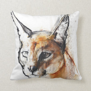 Feline Throw Pillow