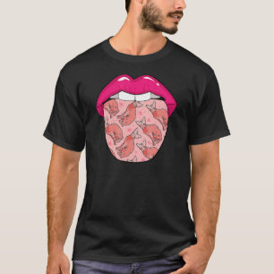 Feline Tongue Pet Kitten Sphynx Cat T-Shirt