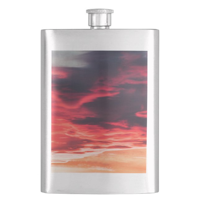 feline wave hip flask (Front)