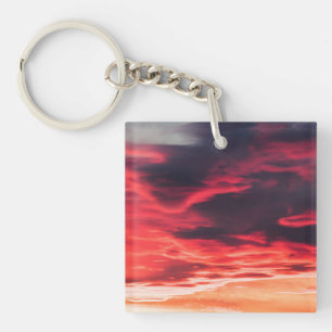 feline wave keychain