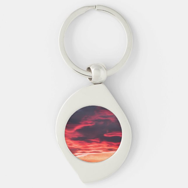 feline wave keychain (Front)