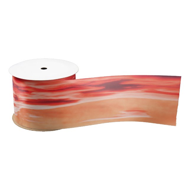 feline wave satin ribbon (Spool)