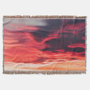 feline wave throw blanket