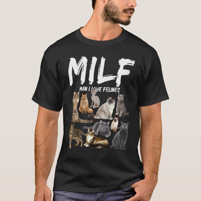Felines Cat  Vintage 1 T-Shirt (Front)