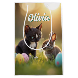 Felini & Fluffy: An Easter Tale of Two Friends Medium Gift Bag