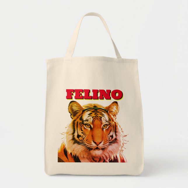 FELINO, TIGER TOTE BAG (Front)