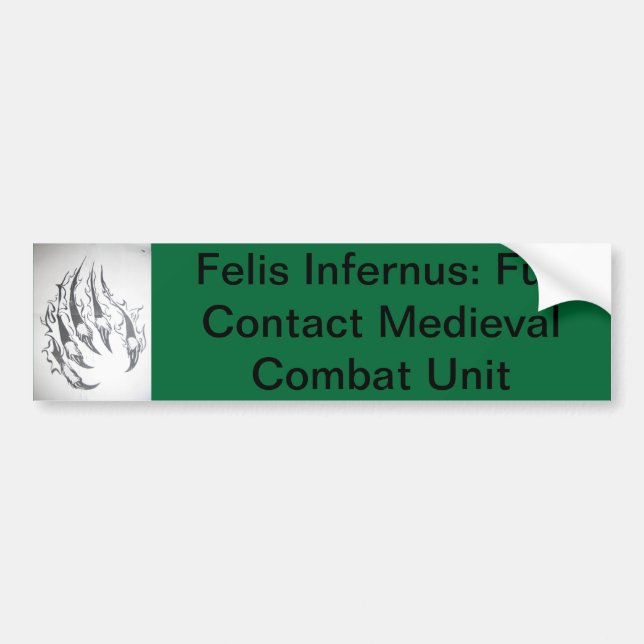 Felis Infernus Dagorhir Bumper Sticker (Front)