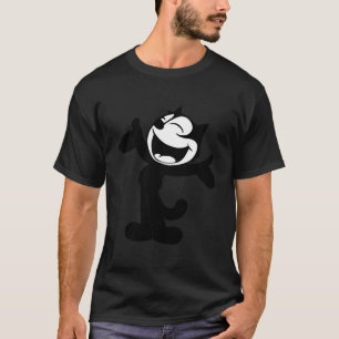 Felix Cartoon Laughing Cat Cute T-Shirt