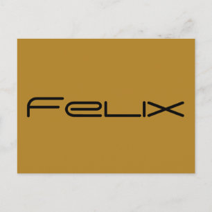 felix, character name from Orphan Black,geometric Postcard