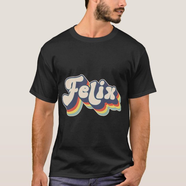 Felix Name Personalized Surname First Name Felix T T-Shirt (Front)
