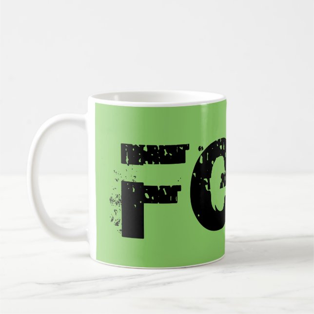 Felix, Orphan Black character,block letters, big Coffee Mug (Left)