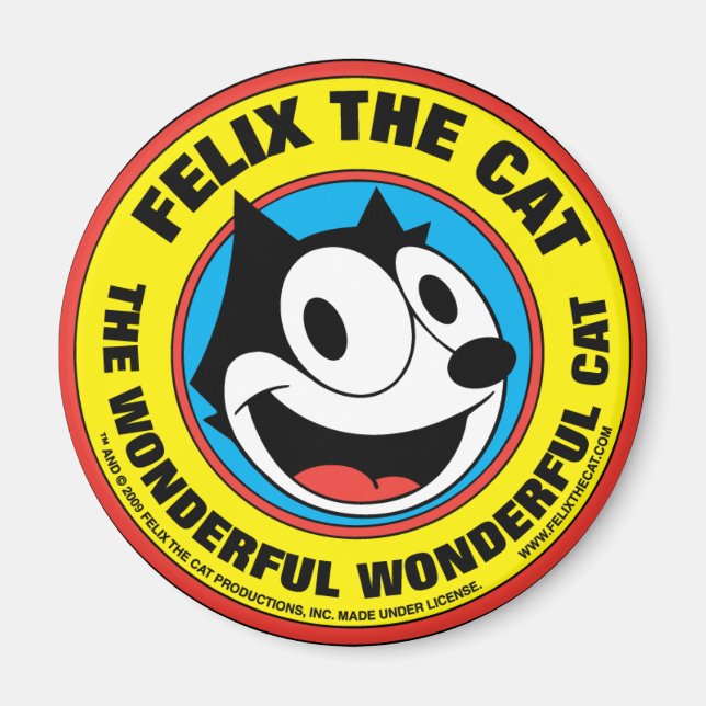 Felix Round Magnet (Front)