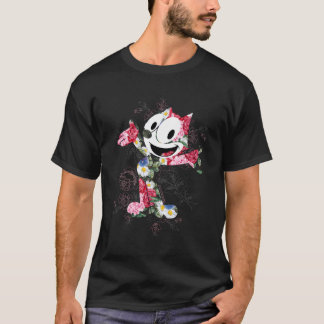 Felix The Cat Floral Fill T-Shirt
