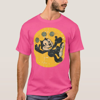 Felix The Cat - Playing Ball  Retro T-Shirt