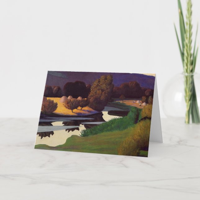 Felix Vallotton - Evening on the Loire Card (Front)