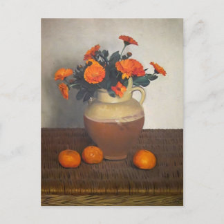 Felix Vallotton - Marigolds and Tangerines Postcard