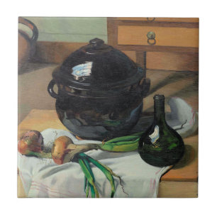 Felix Vallotton, Ognons et Soupere, Tile